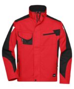 James & Nicholson JN 821 Red/Black