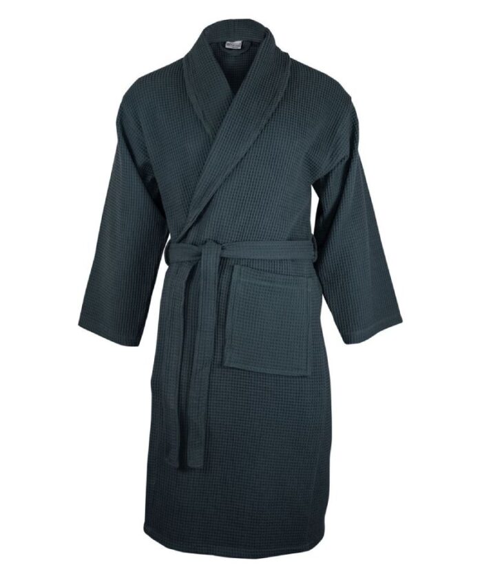 The One Waffle Bathrobe anthracite